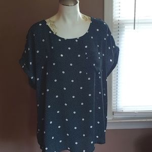 Maurice's Large Dark Green Blouse